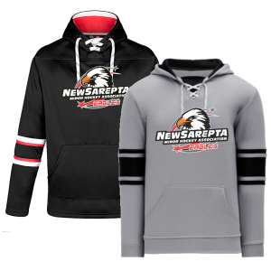 HOODIES - EAGLES - POLY HOCKEY LACE - UNISEX FIT