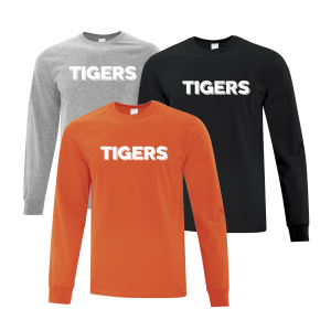 BACK TO SCHOOL - LONG SLEEVE TEE - TIGERS - UNISEX FIT