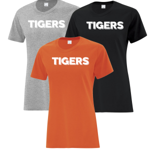 BACK TO SCHOOL - TEES - TIGERS - LADIES FIT