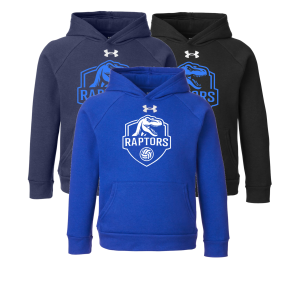 HOODIE - Raptors - UNDER ARMOUR RIVAL FLEECE - YOUTH FIT