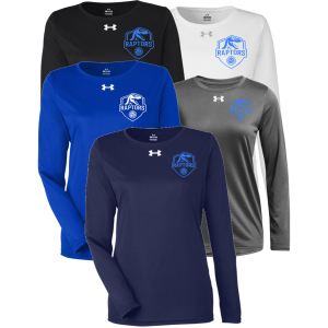 LONG SLEEVE TEE - Raptors - UNDER ARMOUR TEAM TECH - LADIES FIT